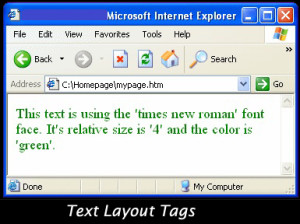 Text Layout Tags